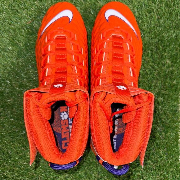 Nike Force Savage Pro 2 PE Clemson Team Issue Football Cleats Mens 15 CI9869-800 main image 9